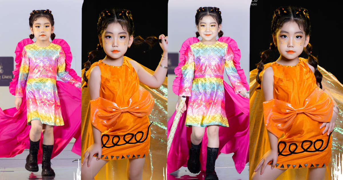 Mẫu nhí Trần Vân Anh - Super Kids Club catwalk cực "chặt chém" tại Autumn's Story Fashion Show
